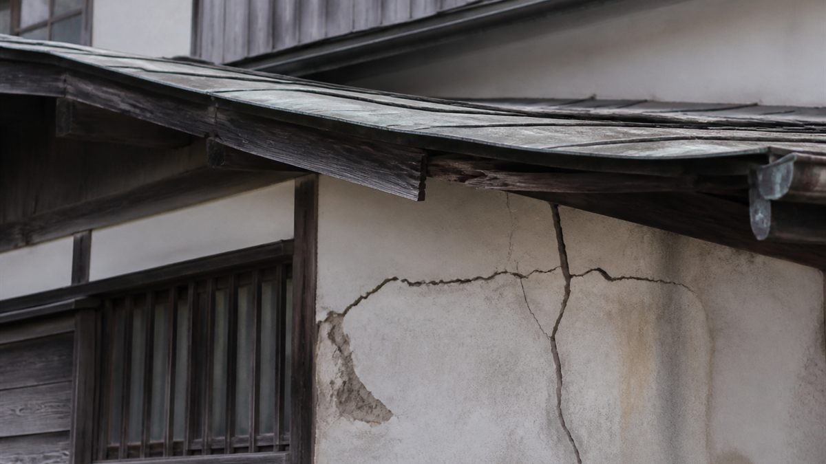 雑草が伸びた空き家の外観