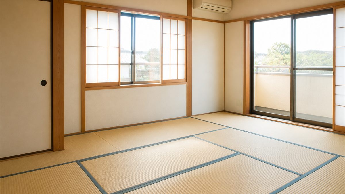掃除の行き届いた空き部屋