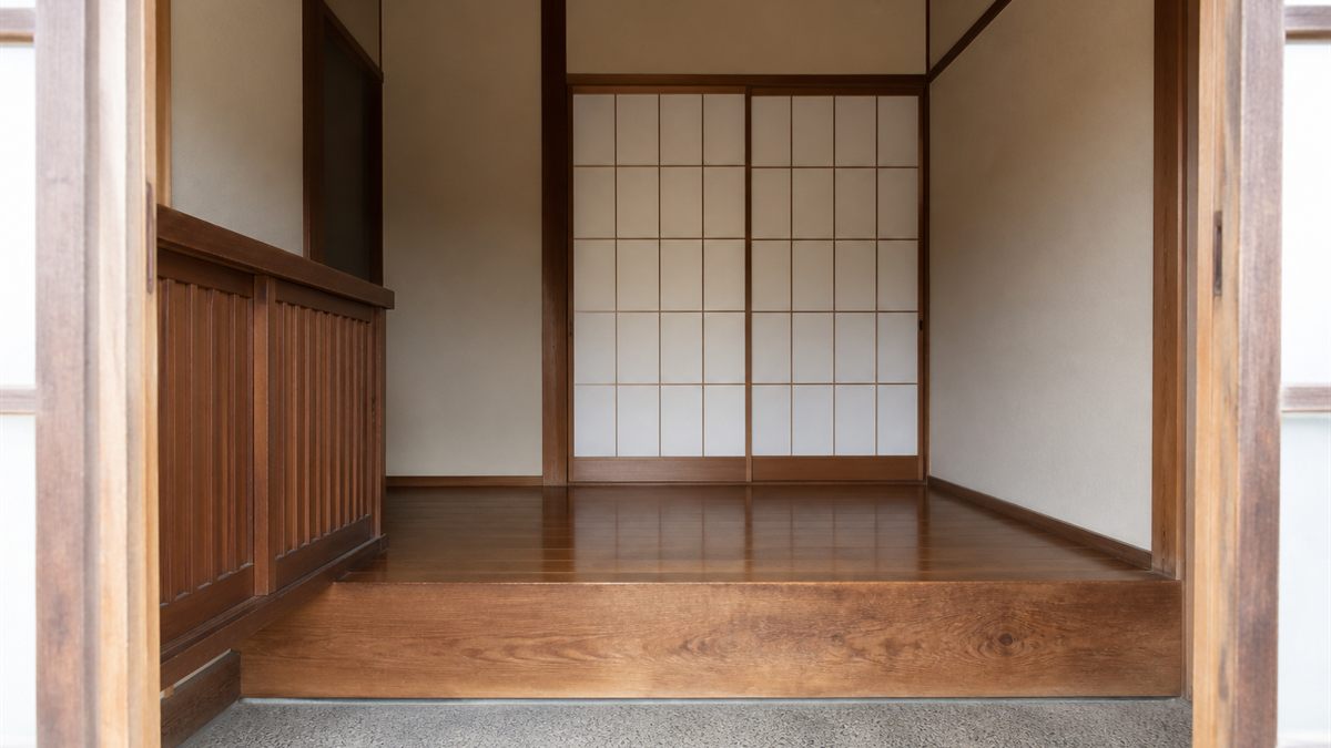内見で見る玄関の上がり框