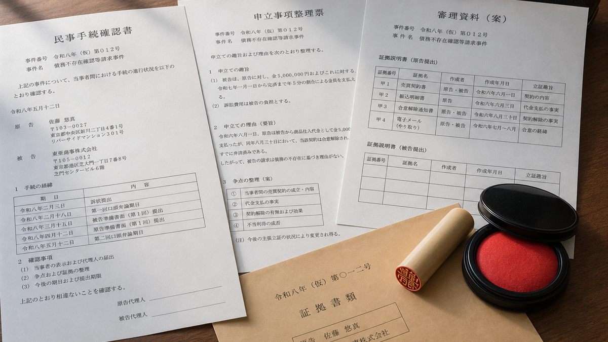 家庭裁判所へ出す書類と印鑑