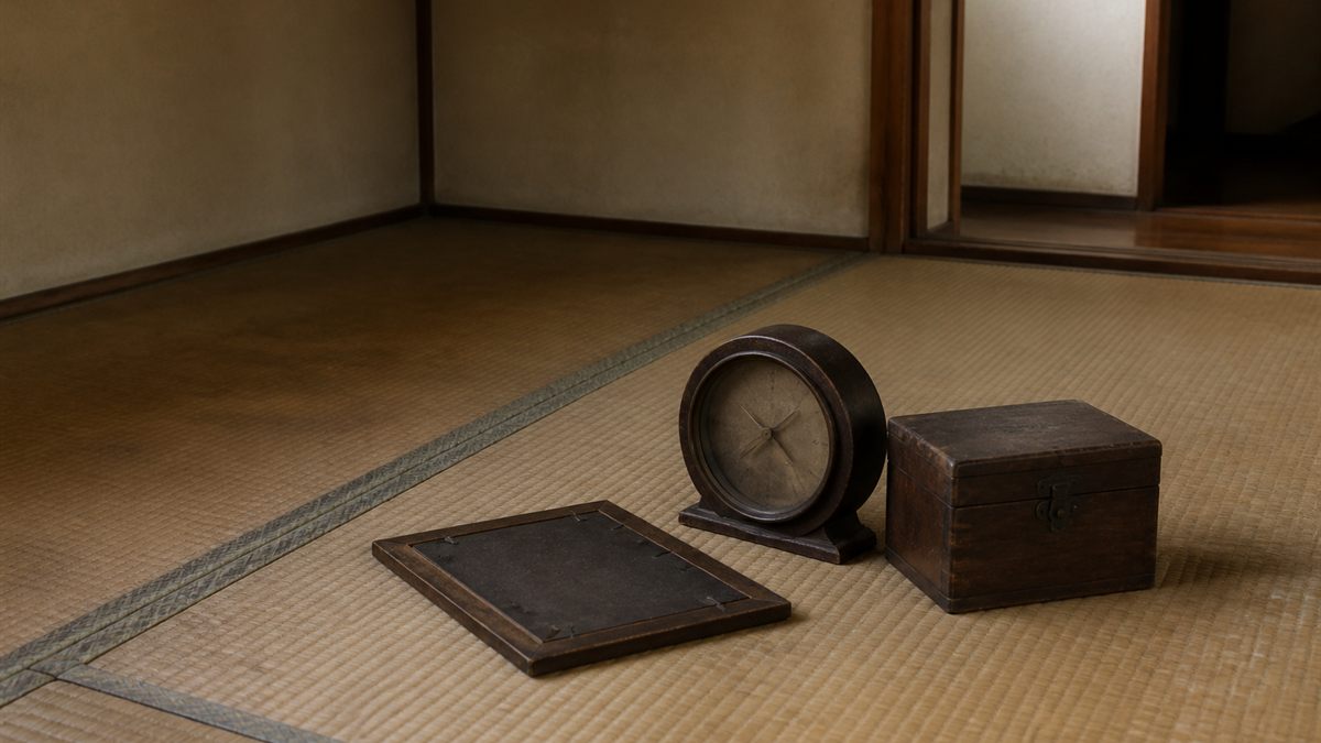 手放すことになる家財と写真立て